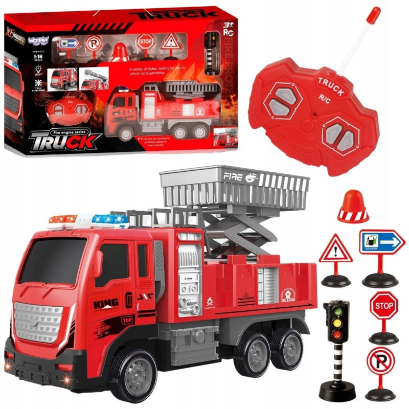 Remote Controlled Fire Truck Lift WOOPIE