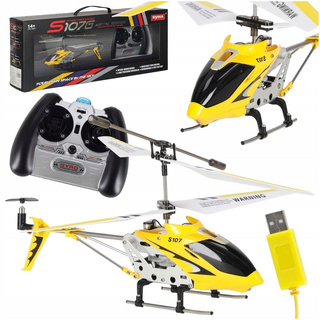 Remote Controlled Helicopter RC SYMA S107G yellow