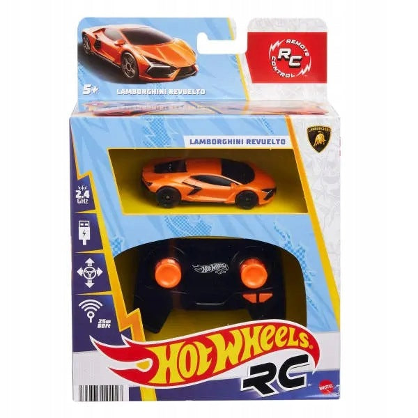 Remote Controlled Hot Wheels RC 1:64 Lamborghini Revuelto for Kids 5+