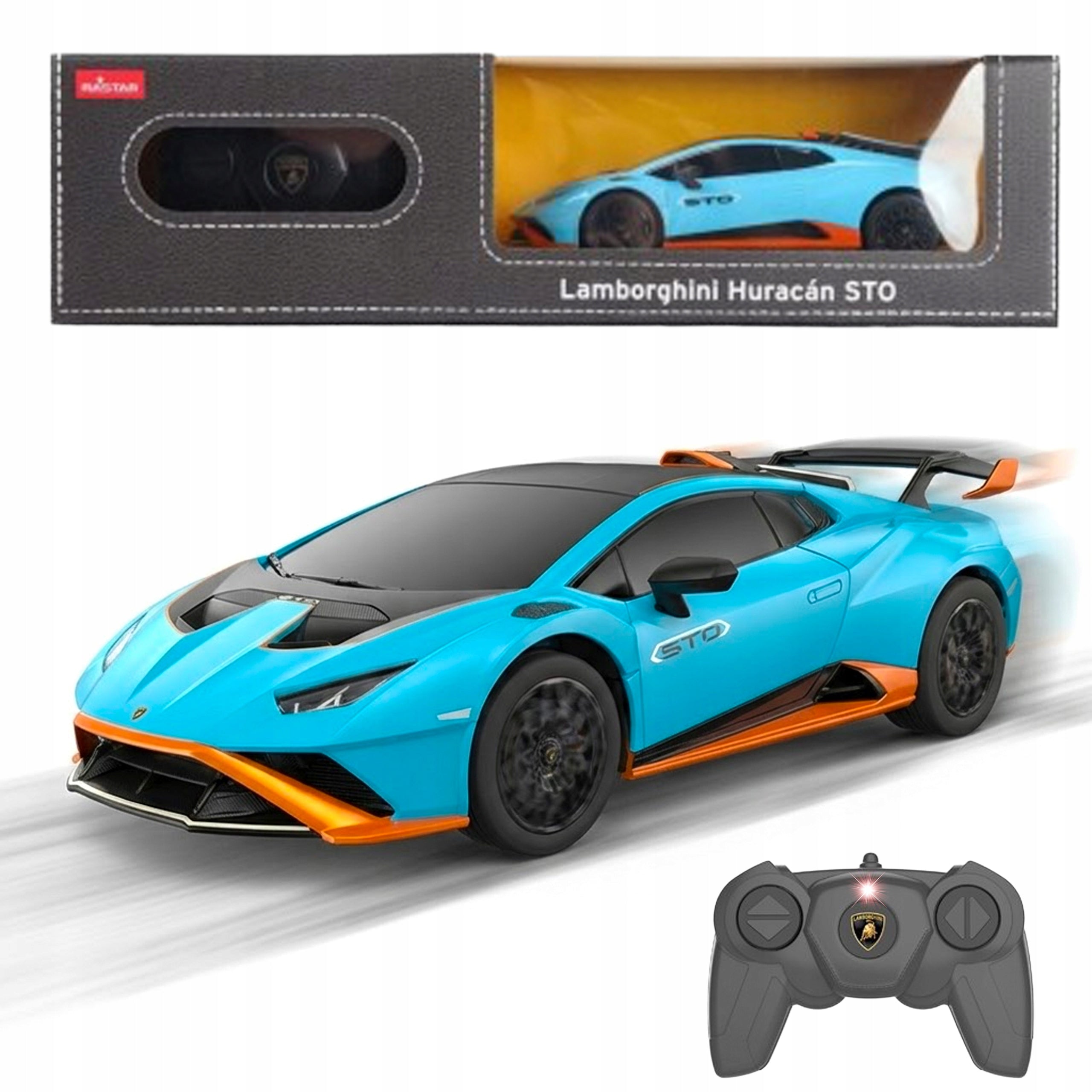 Remote Controlled Lamborghini Huracan STO Rastar under License Scale 1:24