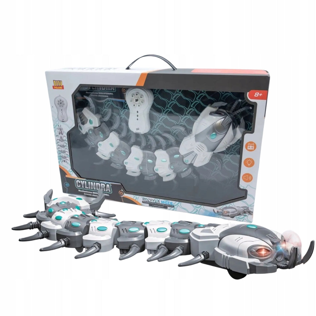 Remote Controlled Mechanical Cylinder Scolopendra Centipede RC Sprays Mist Manufacturer code HM256812