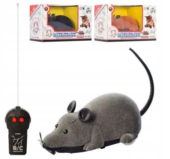 Remote Controlled Mouse Play Animal Fleeing Cat Toy Packaging status original
