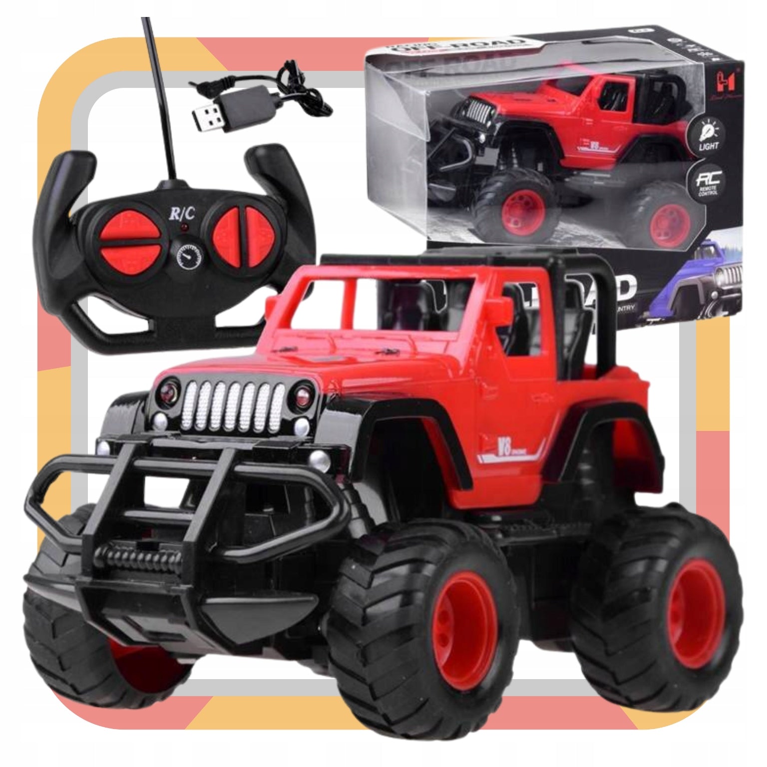 Remote Controlled Off-Road Car Large Car RC Offroad Realistic Brand no brand