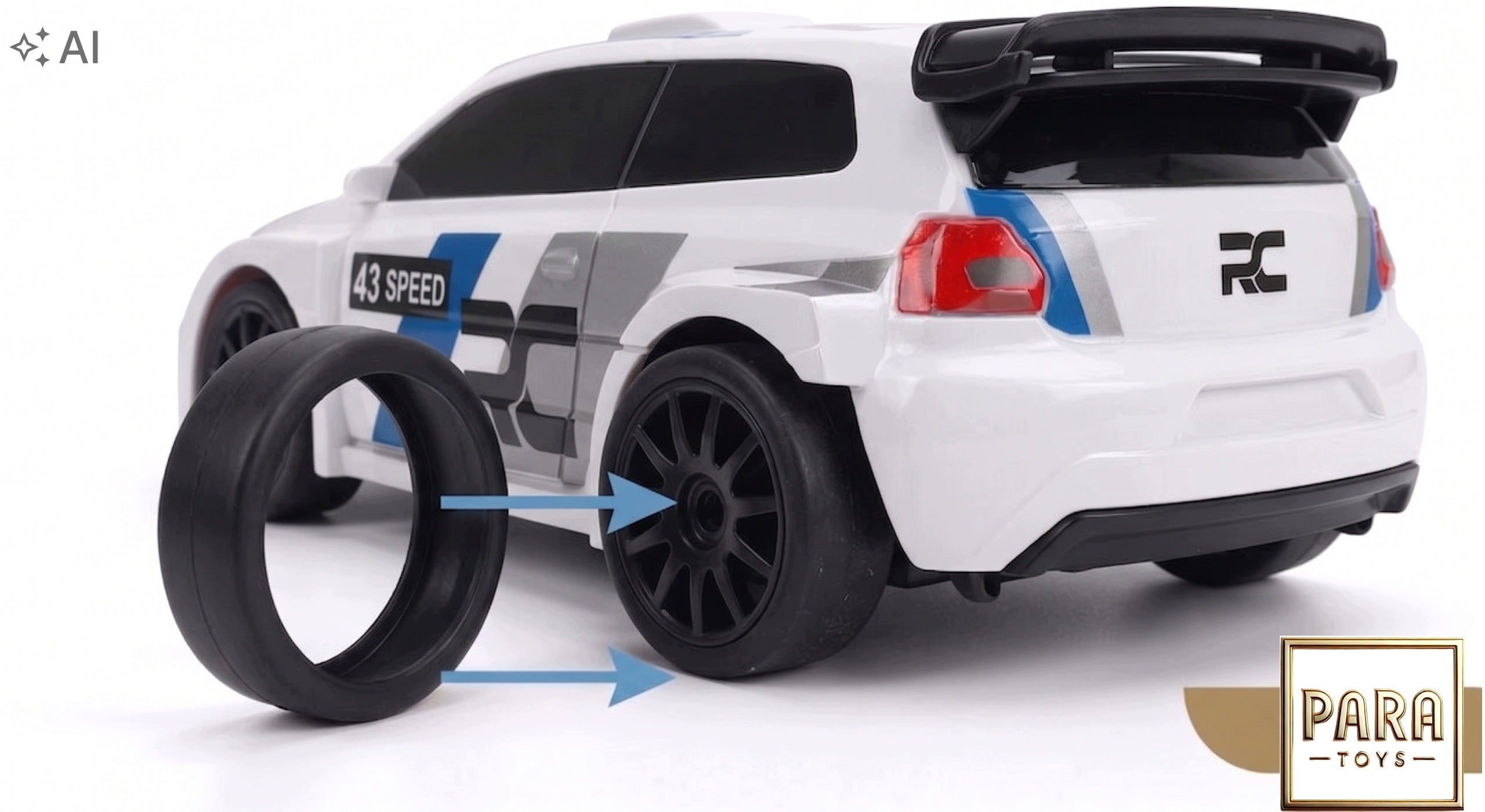 Remote Controlled Off-Road Drift Car Golf 4x4 with Gyroscope Set Manufacturer code SAMOCHÓD ZDALNIE STEROWANY GOLF PARA TOYS