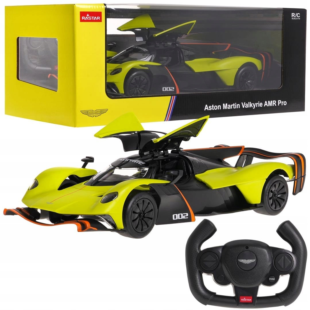 Remote Controlled R/C 1:14 Aston Martin Valkyrie AMR Pro Green RASTAR