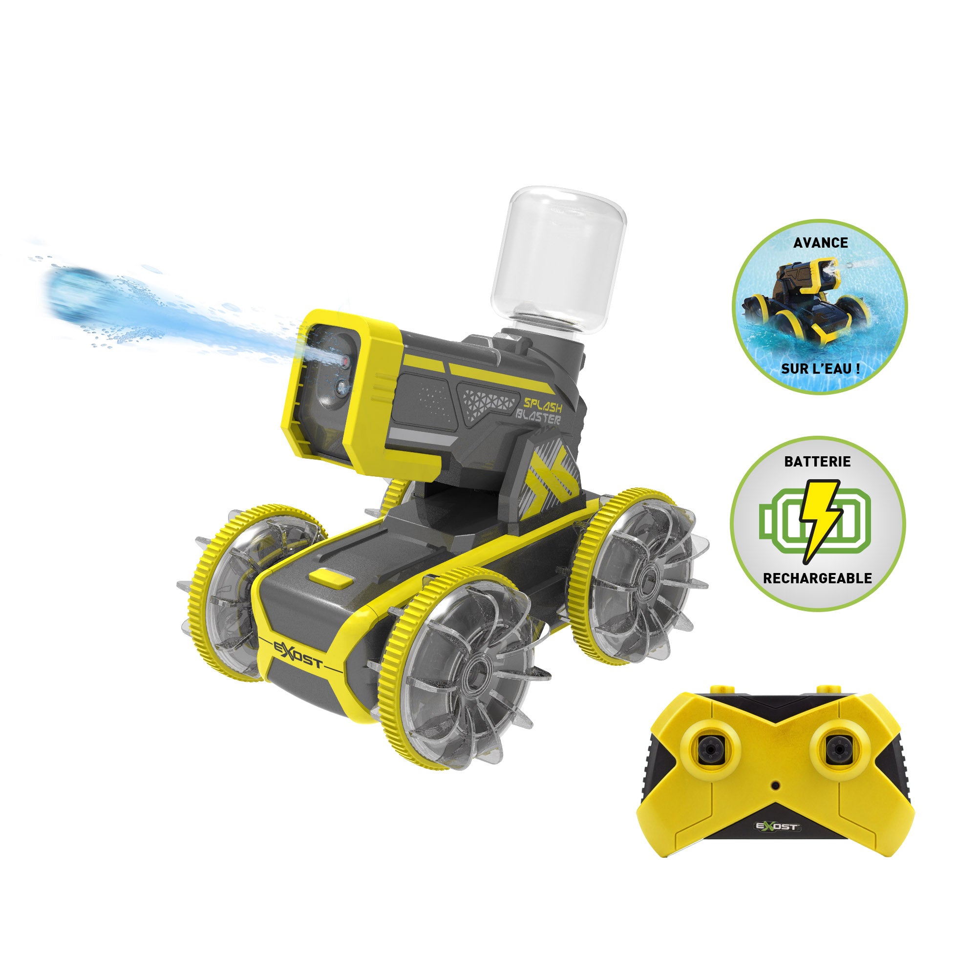 Remote Controlled Vehicle 2in1 Driving on Land and Water Thrower TE20722