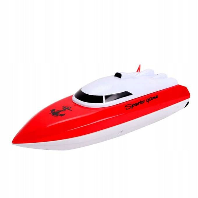 Remote controlled boat for RC remote control 4CH mini CP802 red