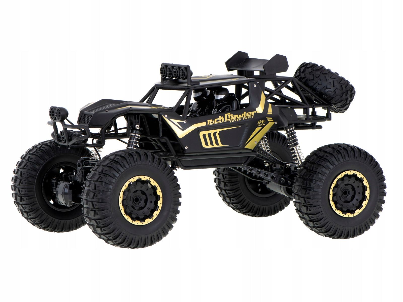 Remote controlled car 2,4GHz 1:8 51cm metal black