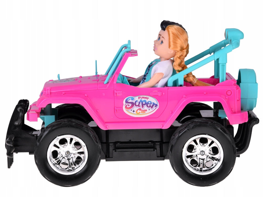 Remote controlled car Jokomisiada pink with figures 5905258542188 Brand Jokomisiada