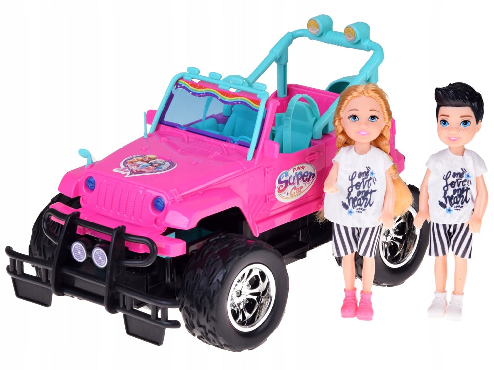 Remote controlled car Jokomisiada pink with figures 5905258542188 Manufacturer code RC0734
