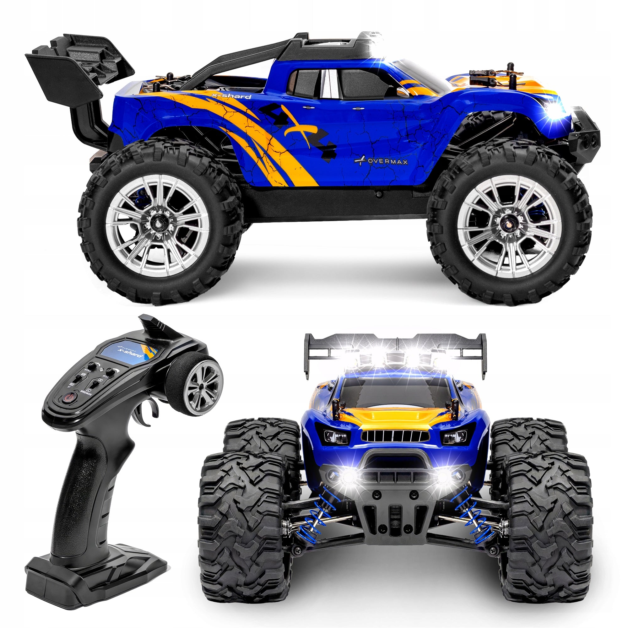 Remote controlled car MONSTER TRUCK 4x4 auto RC for remote control durable