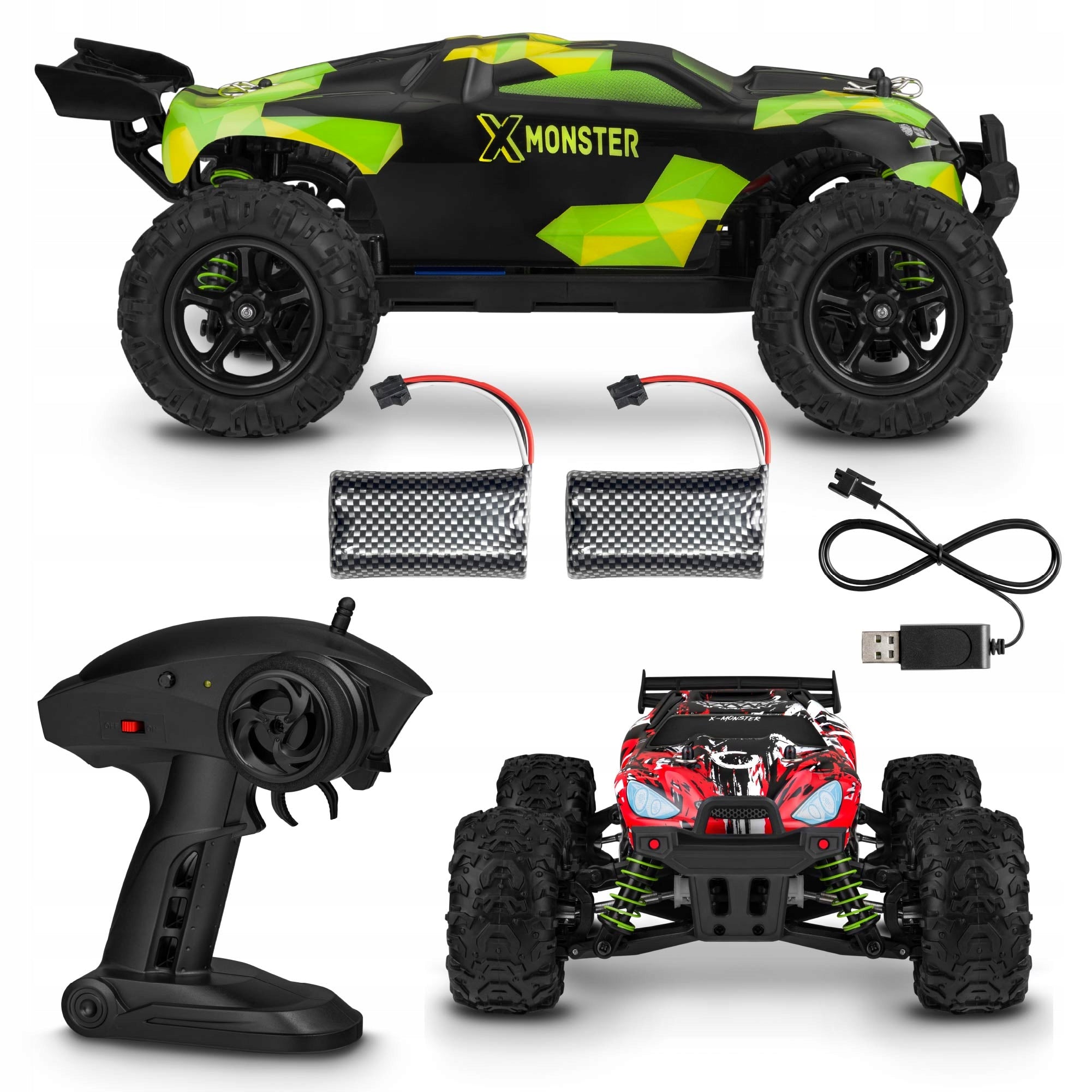 Remote controlled car RC 40min 100m 4x4 30km/h 2xbattery 1:18 +HOUSING Manufacturer code 5907046816150
