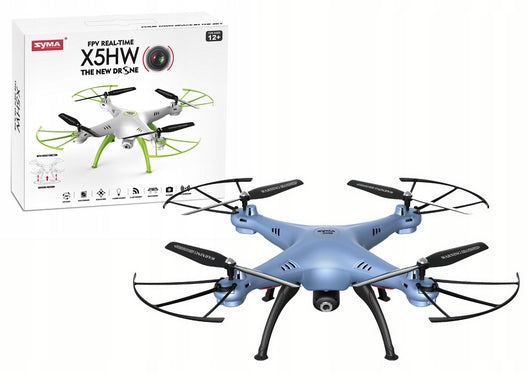 Remote controlled drone Syma X5HW blue