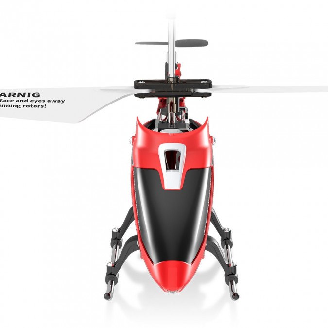 Remote controlled helicopter for RC remote control SYMA S107H 2. 4GHz RTF red Brand Syma