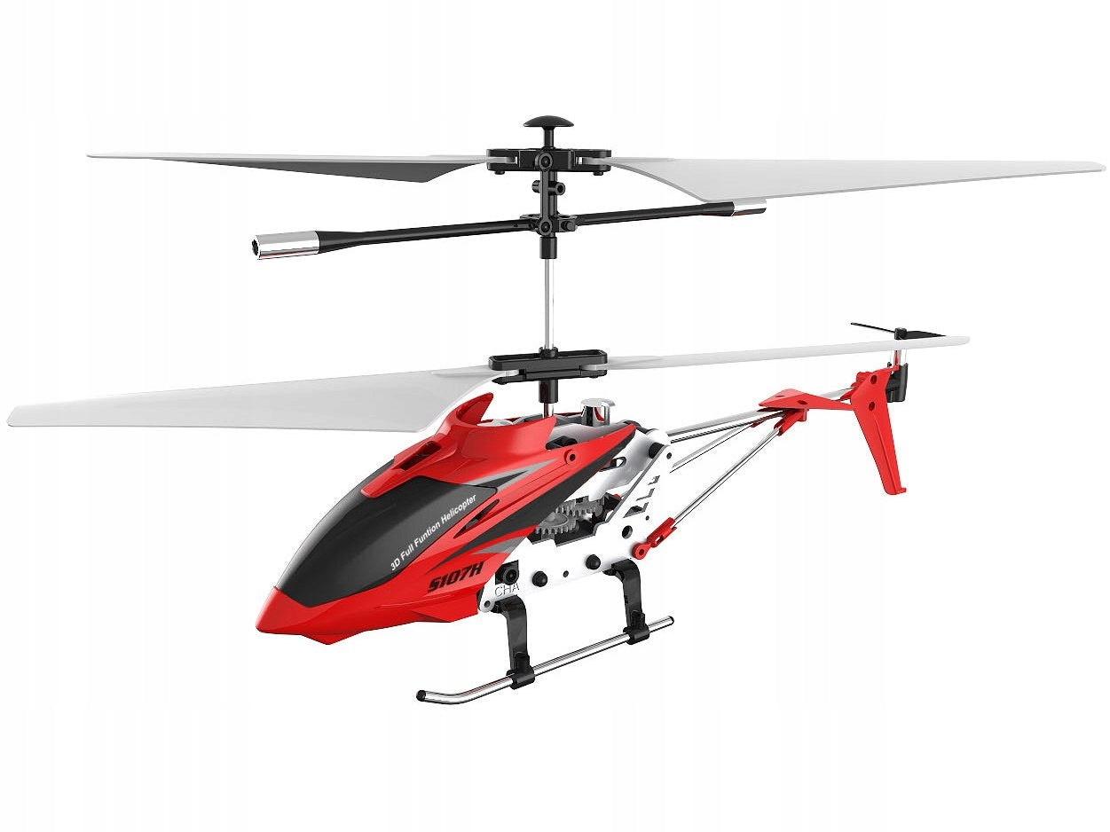 Remote controlled helicopter for RC remote control SYMA S107H 2. 4GHz RTF red Kid's age 8＋ years