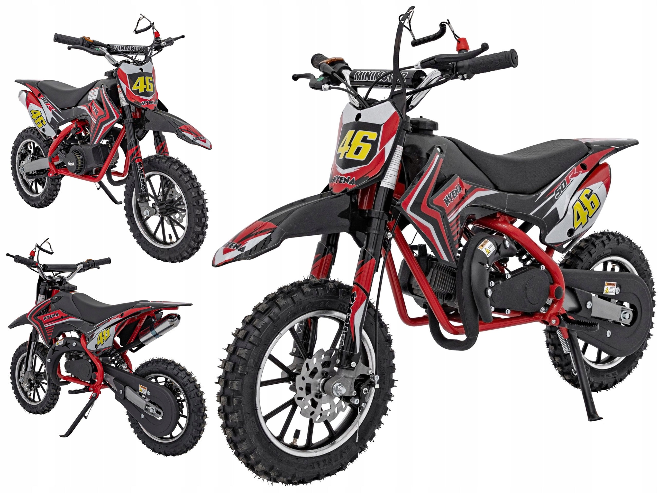 Renegade 50R mini cross children's combustion motorbike + ripper leash + AIR