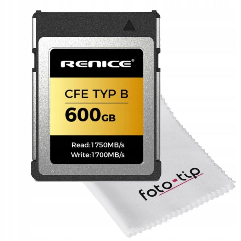 Renice PSLC 600GB CF express B memory card