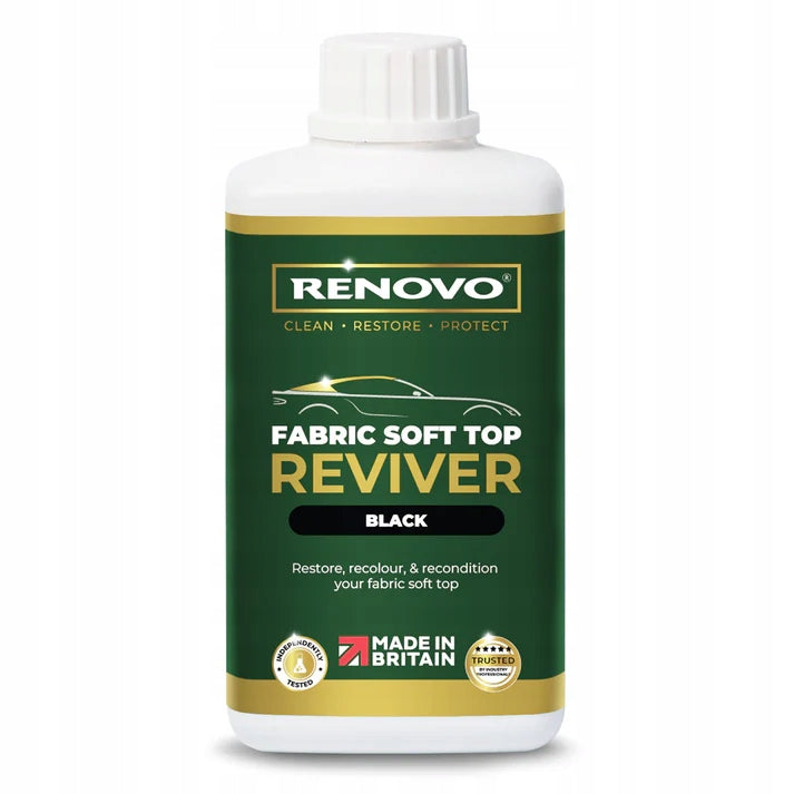 Renovo Soft Top Reviver Barva na střechy cabrio černá 500 ml