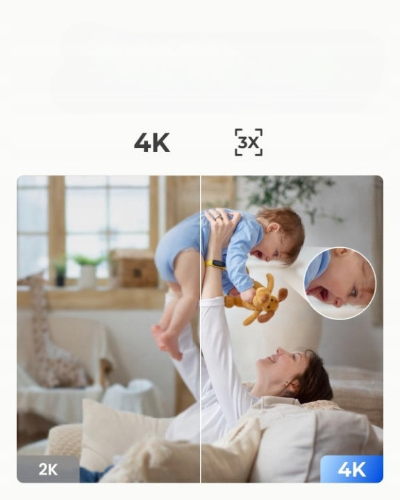 Reolink 4K PTZ WiFi camera 6 optical zoom 3x internal tracking Packaging status original