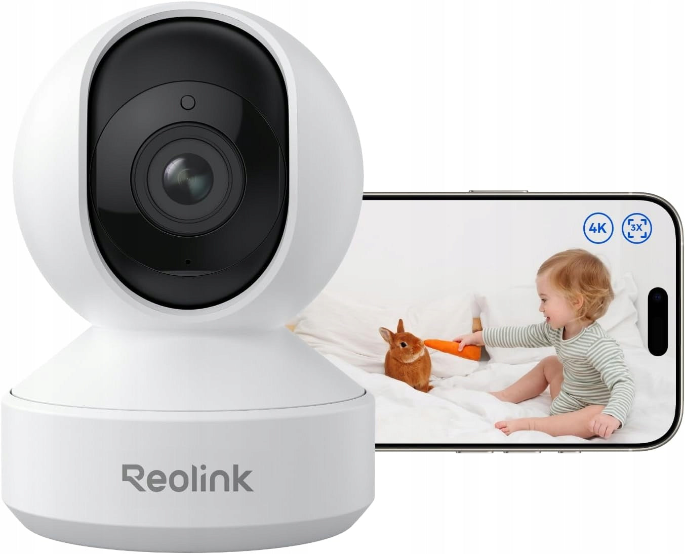 Reolink 4K PTZ WiFi camera 6 optical zoom 3x internal tracking