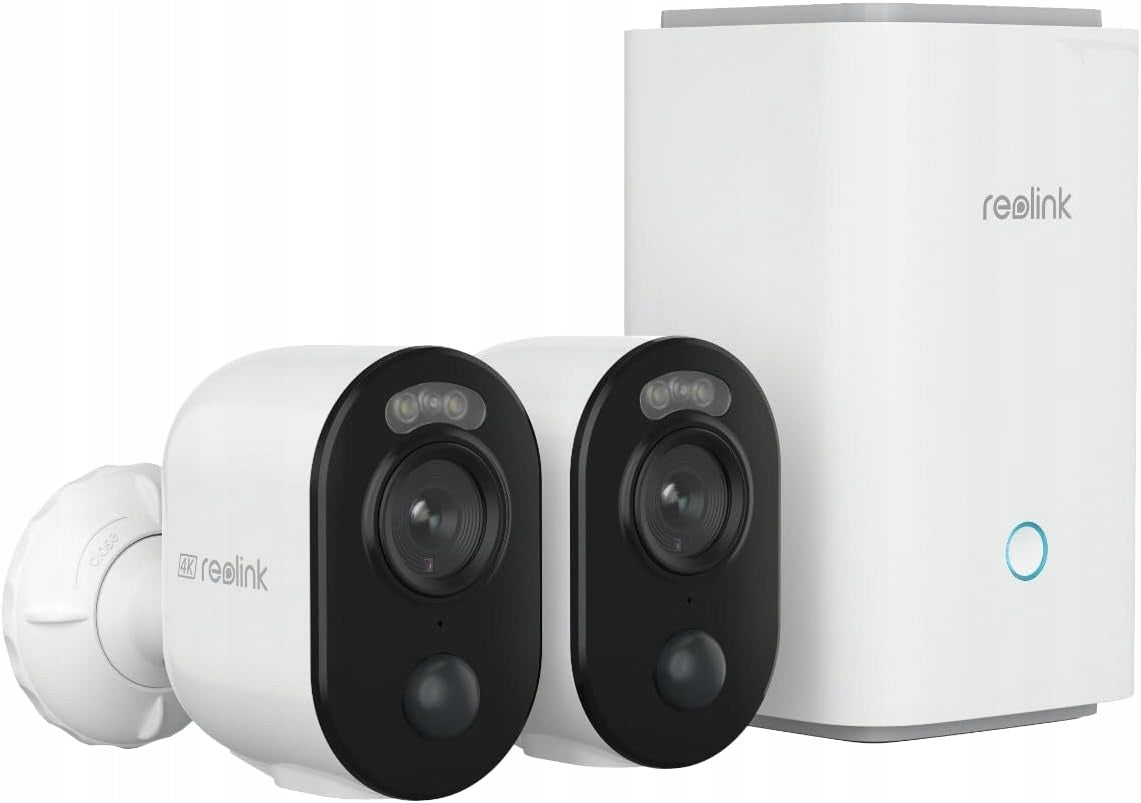 Reolink Argus 3 Ultra 2x 4K 8MP UHD Security Camera with Base Station