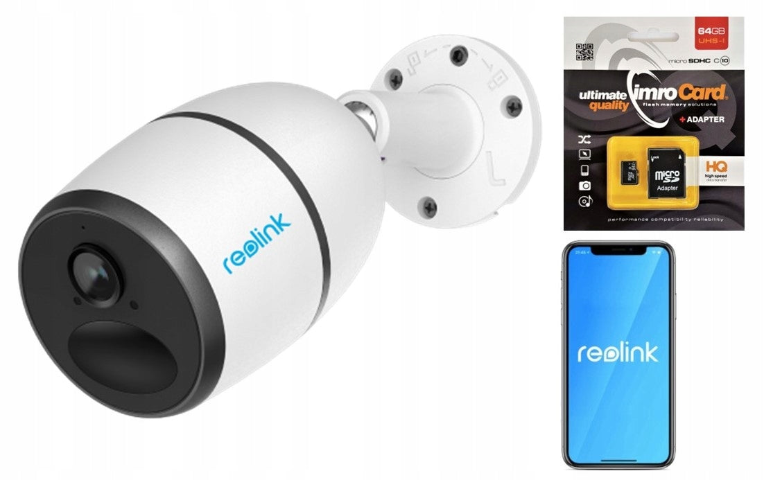 Reolink GO PLUS 4MP 4G LTE USB-C Rechargeable Camera + 64GB CARD