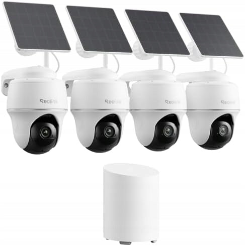 Reolink Home Hub mini 4x Argus PT lite + Solar Panel lite camera kit