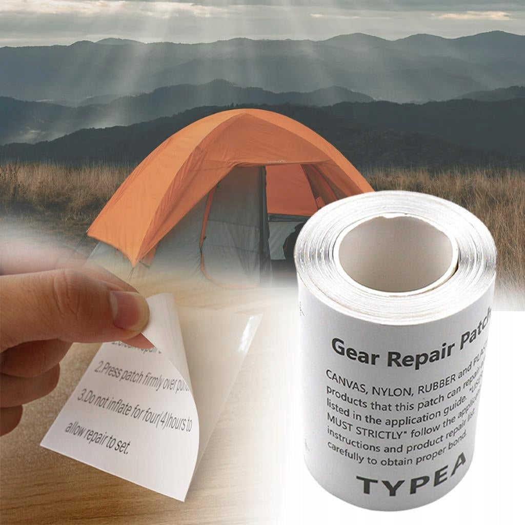 Repair Patch Kit Inflatable Self Adhesive Patch Camping Awnings Tent Patch Length 1000 cm