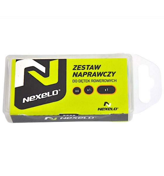 Repair kit for inner tubes 6 patches glue NEXELO 244319NEX Model 244319NEX