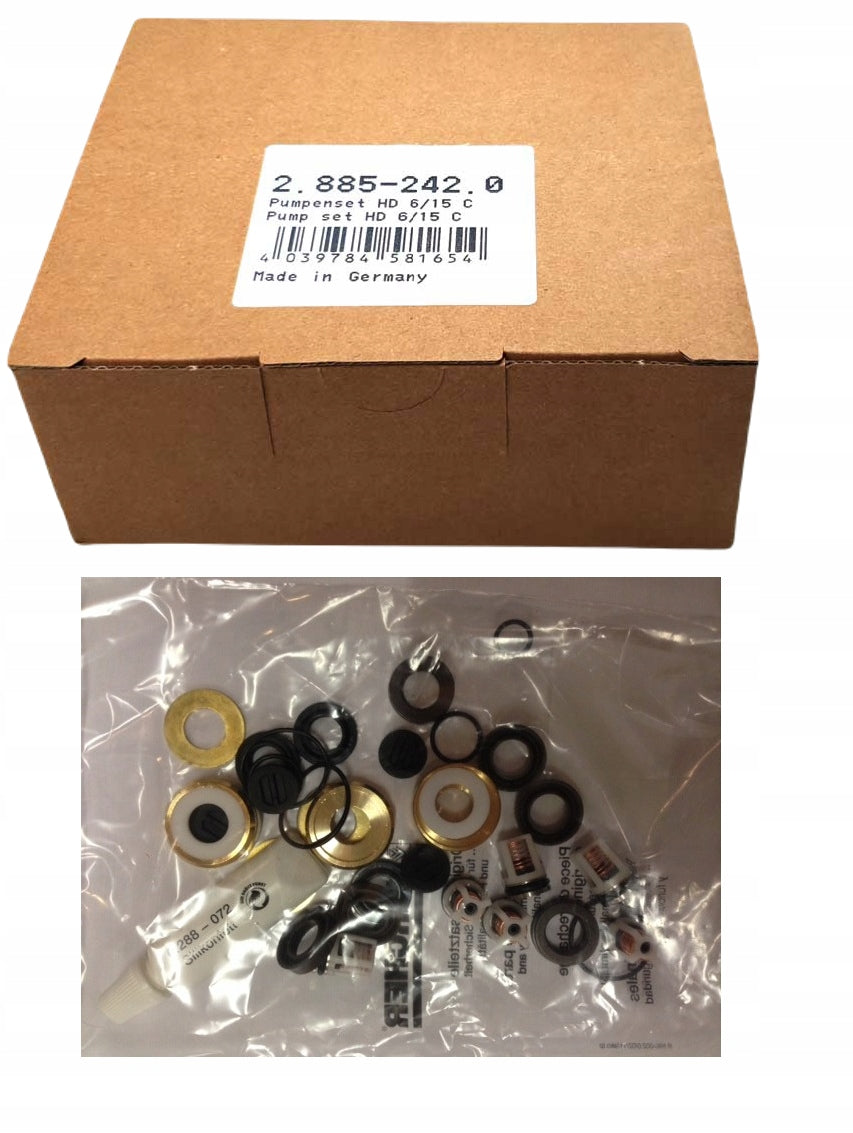 Repair kit for pump Karcher HD 6/15 HD 5/17 2.885-242.0 original Manufacturer code 2.885-242.0