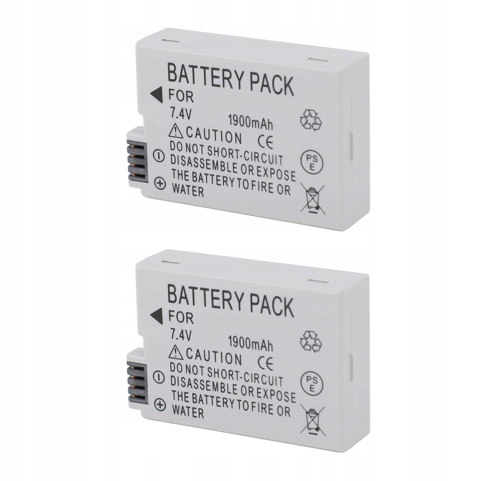 Replacement Camera Battery, 2PCS LP E8 Camera Lithium Battery 7,4V 1900mA Brand no brand