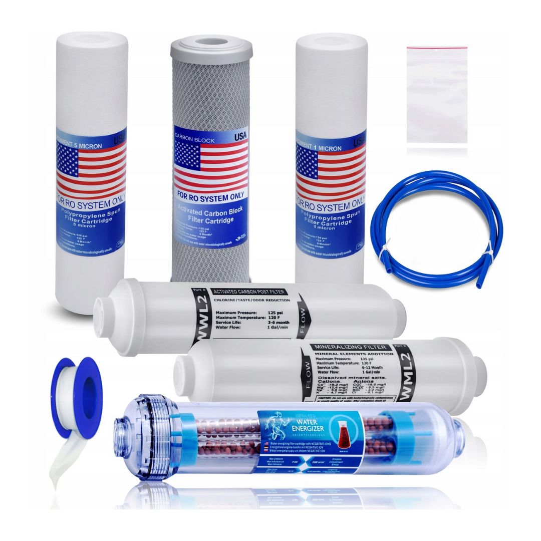 Replacement Cartridges for Water Filter RO7 Osmosis Water Filter Set R07