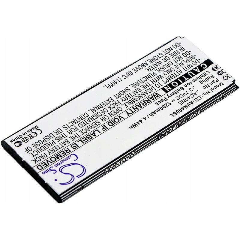 Replacement battery for Archos 40 Neon / AC40NE 1200 mAh Li-ion 3.7 V (Cameron Manufacturer code 40 Neon