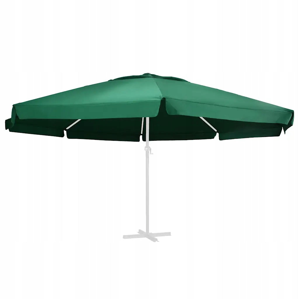 Replacement canopy for garden umbrella, 100% polyester, green, Ø600 cm Packaging status original