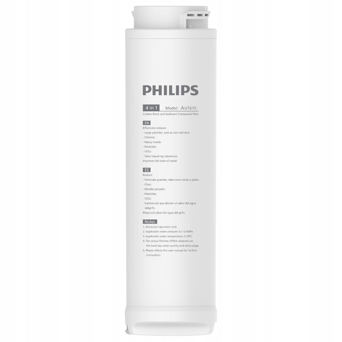 Replacement cartridge 4in1 PHILIPS AUT615 for water filter AUT8940, AUT4030R400/R600 Brand Philips