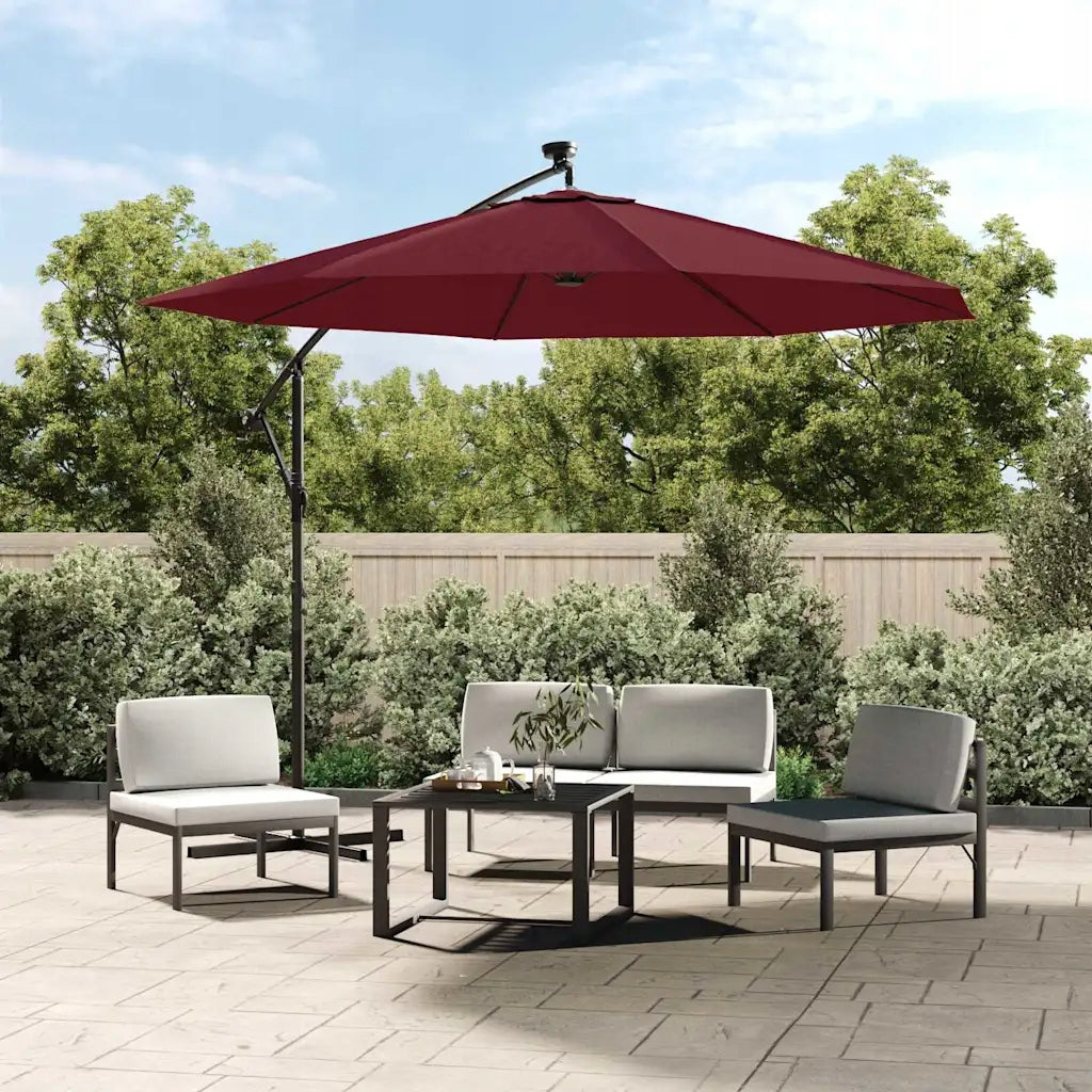 Replacement cover for garden umbrella, burgundy, 300 cm Color orange