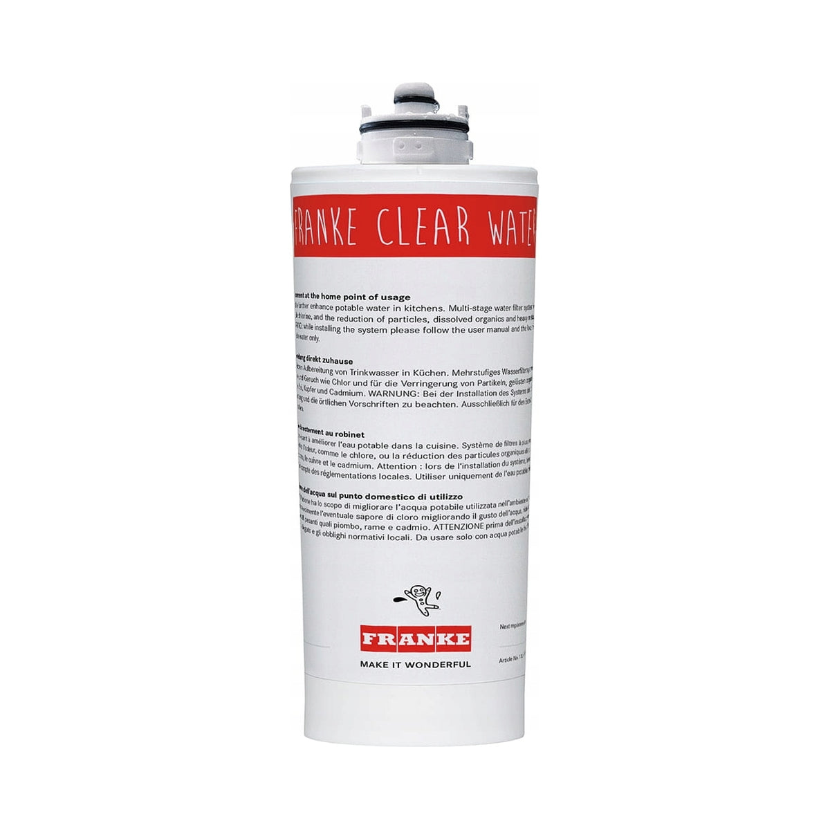 Replacement filter Clear Water M Franke 133.0284.026