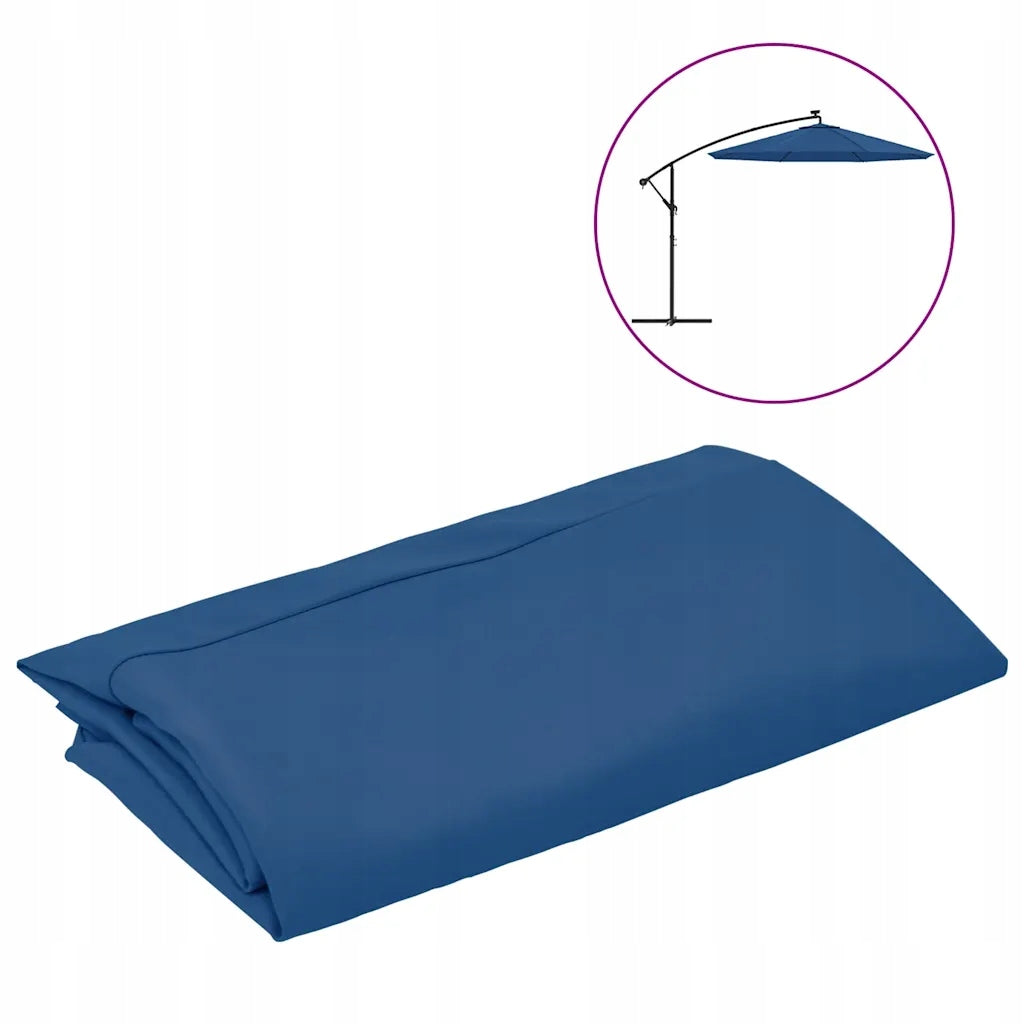 Replacement garden umbrella cover, azure, 350 cm