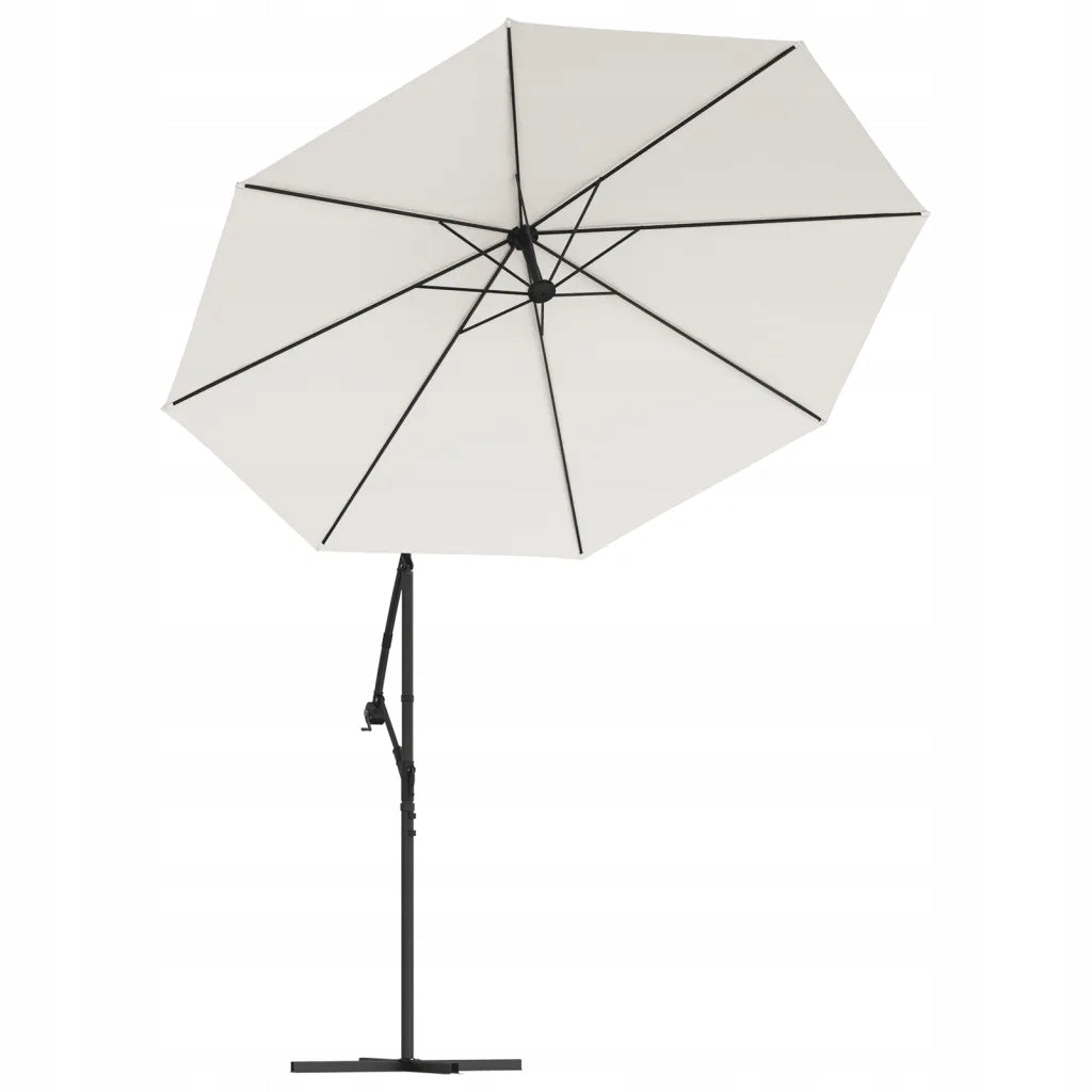 Replacement garden umbrella cover, sand white, 350 cm Diameter/width 350 cm