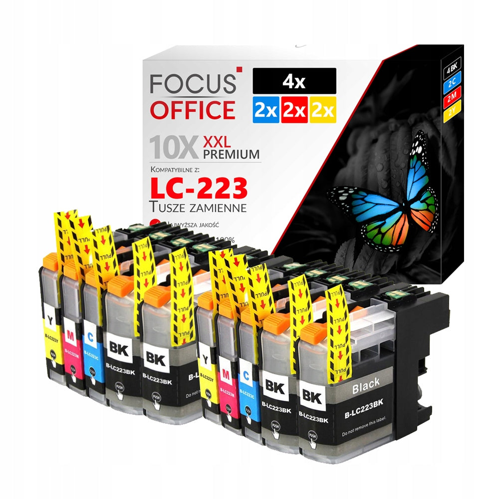 Replacement inks for Brother LC 223 J5320 J480dw