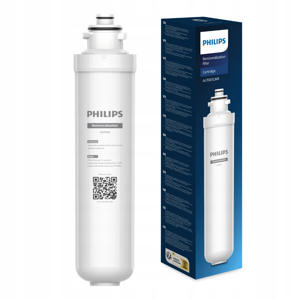 Replacement mineralizing filter, Mineralizer PHILIPS AUT605CMR for RO filter