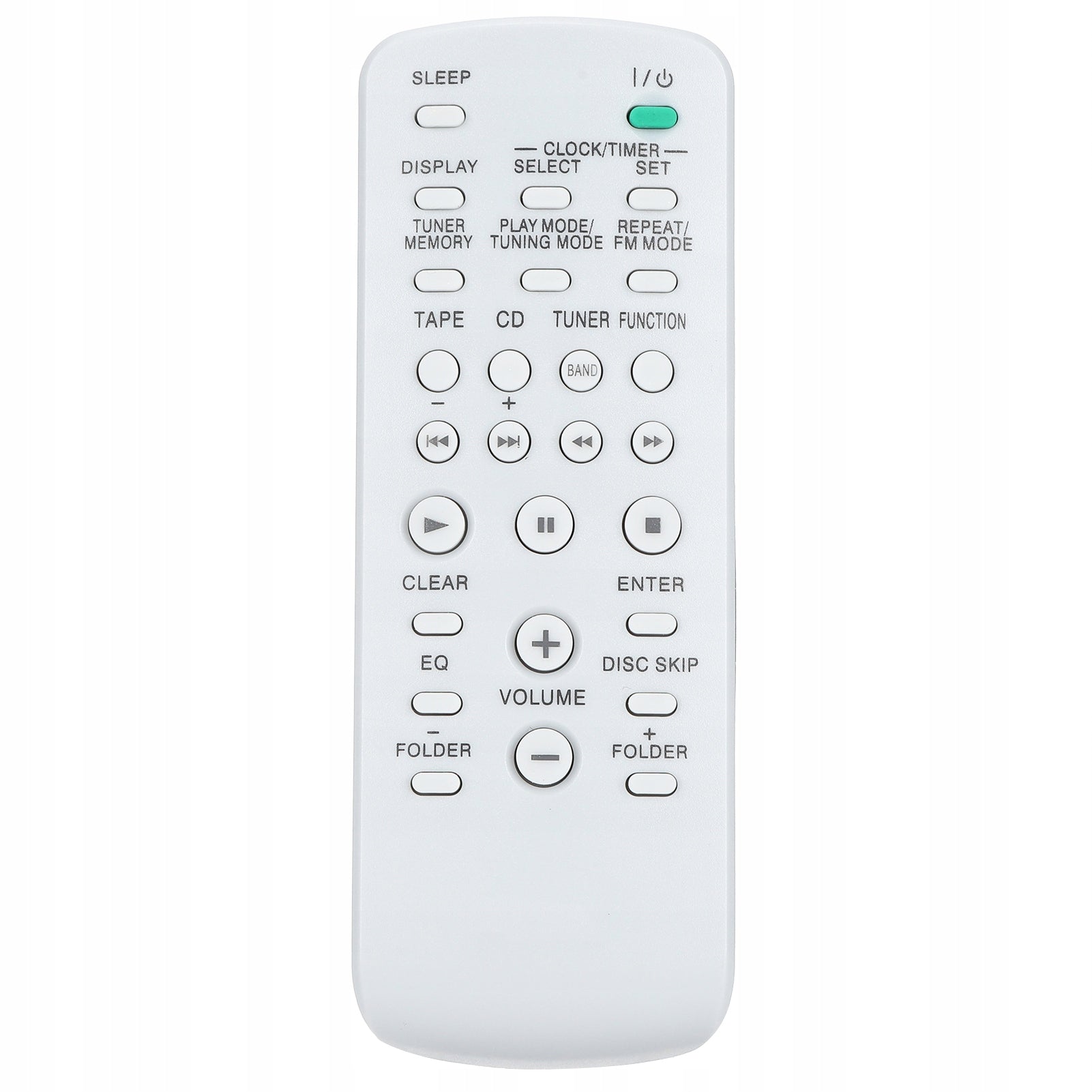 Replacement remote control, replacement remote control power
