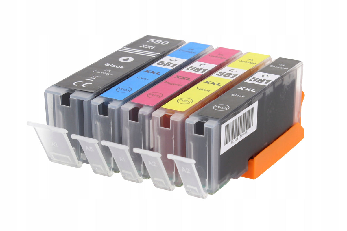 Replacement set PGI-550 + CLI-551 CMYK for Canon Manufacturer Meettec