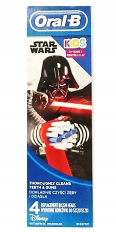 Replacement toothbrush tips for children Oral-B StarWarsEdition / 4pcs.