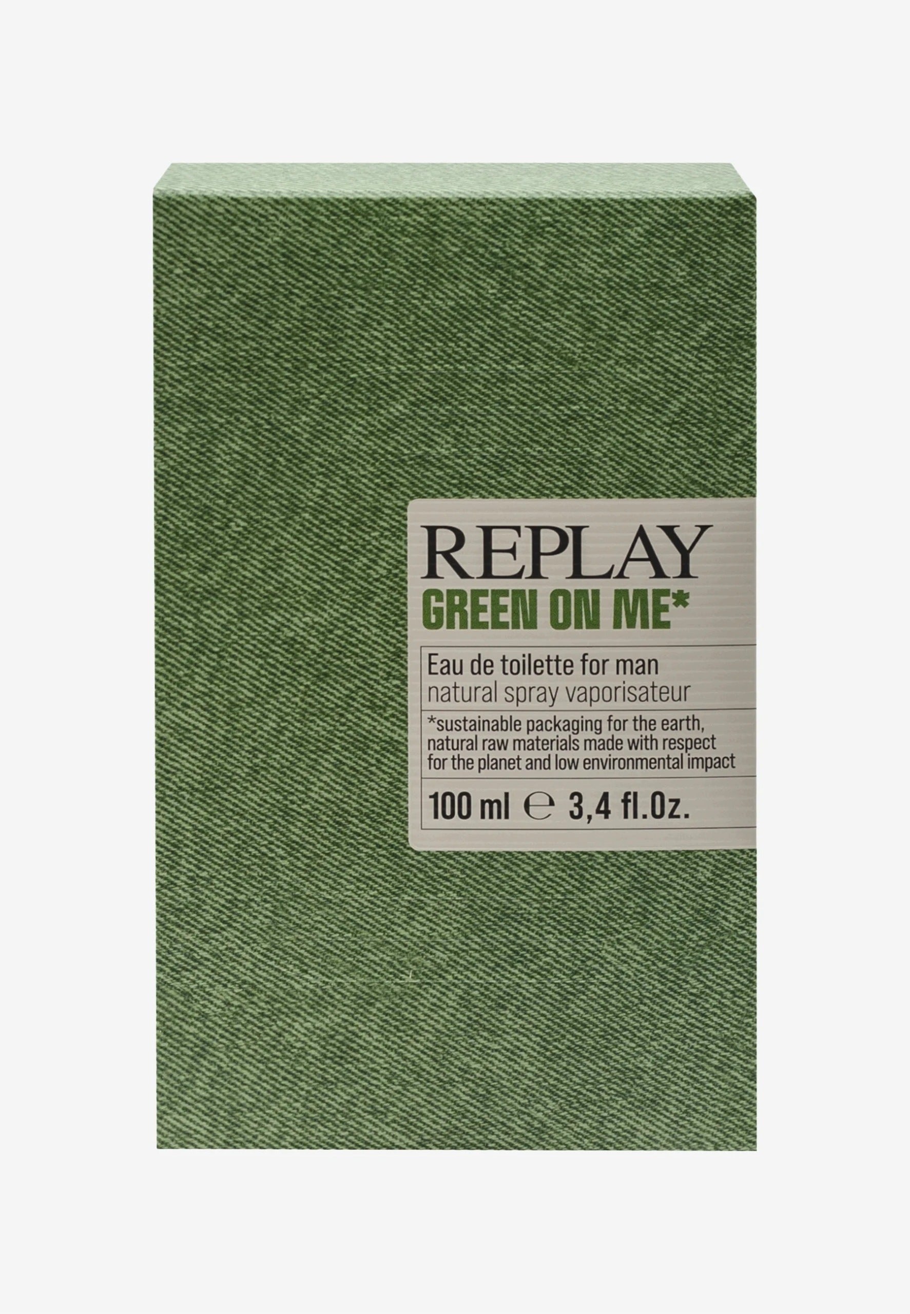 Replay Green On Me Toaletní voda pro muže 100 ml – svěží aromatická vůně Brand Replay