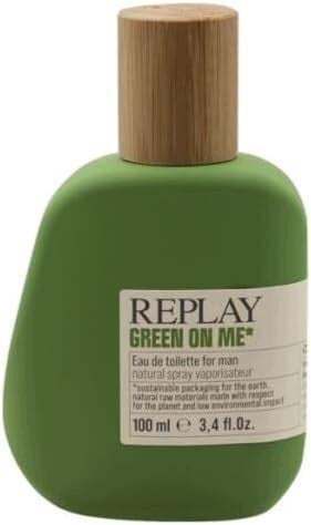 Replay Green On Me Toaletní voda pro muže 100 ml – svěží aromatická vůně