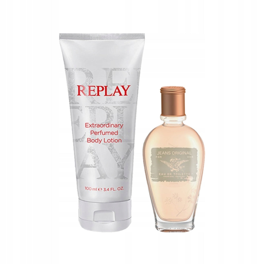 Replay Jeans Original For Her Gift Set 20ml EDT + Body Lotion Manufacturer code 679602820226