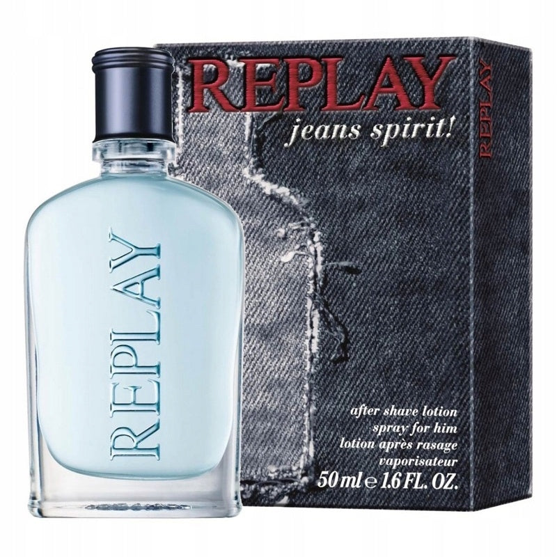 Replay Jeans Spirit! For Him EDT 50 ml – Pánský parfém, svěží mořská vůně
