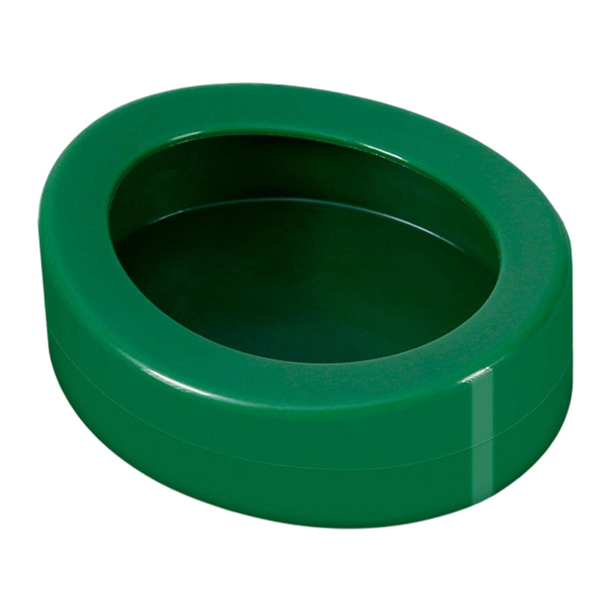 Reptile Food Water Bowl Escapeproof Reptile Feeder Turtle Feeding Green