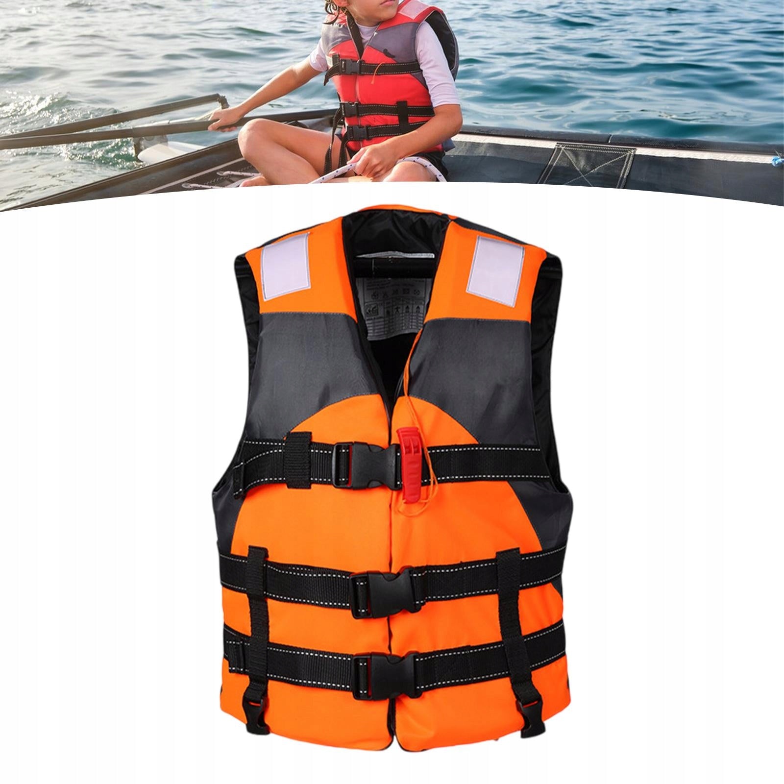 Rescue Vest for Children with Whistle S Body weight range 0 kg